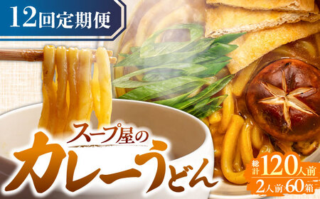 【12回定期便】カレーうどん2人前×5袋AEAP014 うどんうどんうどんうどんうどん