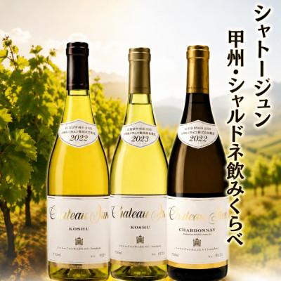 ふるさと納税 甲州市 シャトージュン 甲州・シャルドネ飲みくらべ3本