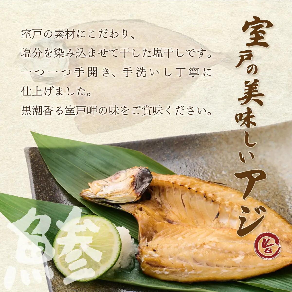【アジの干物】ナカイチ海産 干物5から8枚セット