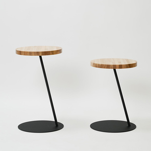 Circle side table（サークルサイドテーブル） サイドテーブル／ナイトテーブル H600 ブラック_集成材  EB8-0661