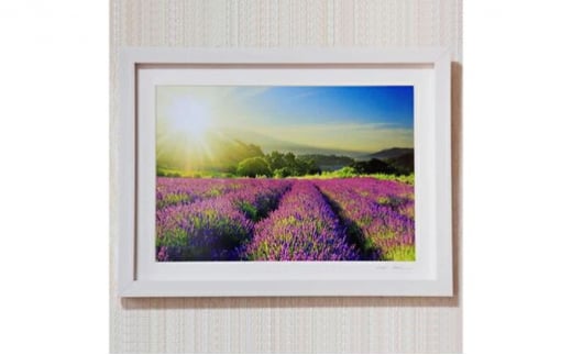 信州上田癒しの風景　写真家岡田光司　W4切サイズ額付きオリジナルプリント　1 [№5312-7113]0560
