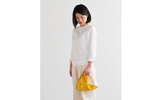 S5-C03 ツートンカラーのあずま袋 Sサイズ_イエロー