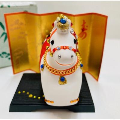 ふるさと納税 中間市 2026年度金運丙午白馬くら(屏風、盆　木札付き)1点 |  | 01