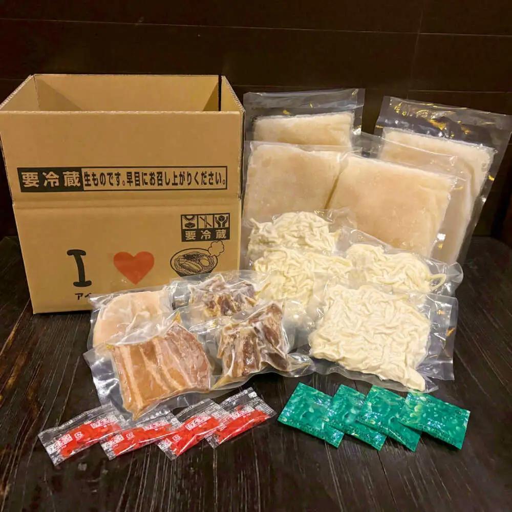 沖縄そば 4種類食べ比べセット (三枚肉・ソーキ・軟骨ソーキ・てびち)   BCAO002 そば 