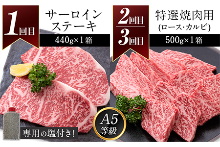 【6ヶ月頒布会】鞍手町 ふるの牛 頒布会 計2kg以上 全6回《お申込み月の翌月から出荷開始》ふるの牛 サーロインステーキ 特選焼き肉用 ロース カルビ すき焼き しゃぶしゃぶ ロース 焼肉 焼肉用 