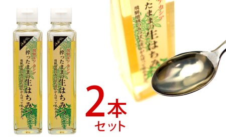 飛騨産 搾ったままの生はちみつ アカシアはちみつ 2本(200g×2)国産 蜂蜜［Q934pi］