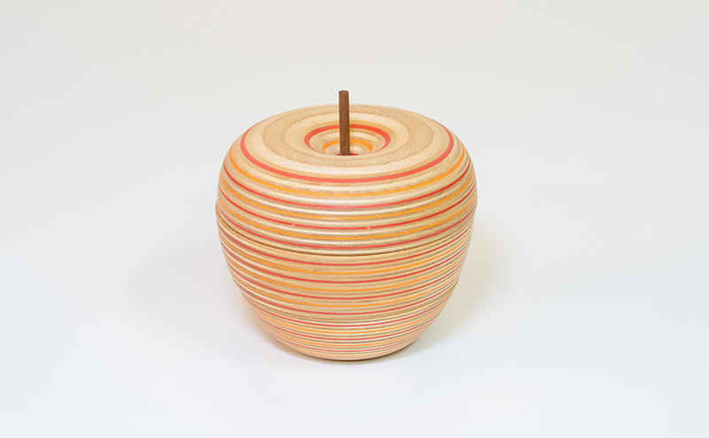 木製 メモスタンド ringo ro レッドオレンジ ウッドデザイン賞受賞 ペーパーウッド メモ スタンド おしゃれ かわいい デスク用品 事務用品 雑貨 文房具 日用品 置物 インテリア 北海道 芦