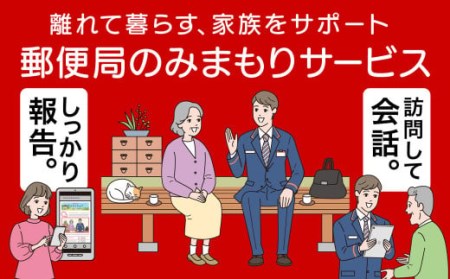 みまもり訪問サービス 6ヶ月（年6回）日本郵便株式会社 熊本県 菊池市 安否確認 見守り