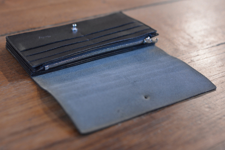 AccordionWallet(クロコダイル)｜栃木県 益子町 ふるさと納税 クロコダイルレザー ロングウォレット 長財布 財布 革 日用品 栃木レザー（BB018）