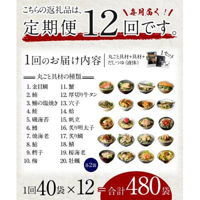 ふるさと納税 下田市 【毎月定期便】高級お茶漬け 40食セット全12回 |  | 01