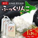 【ふるさと納税】【令和5年産新米】北海道厚沢部産ふっくりんこ15kg※2023年11月新米からお届け ふるさと納税 米 お米 ふっくりんこ 精米 白米 北海道 厚沢部 送料無料 ASG028