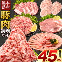 【ふるさと納税】豚肉 小分け バラエティ セット うまか ポーク しゃぶしゃぶ 切り落とし 豚ロース バラ 豚バラ 豚バラ肉 スライス ヒレ ハンバーグ ひき肉 4.5kg 4500g 4kg 以上 真空 お楽しみセット 不揃い 数量限定 簡易包装 冷凍配送 《30日以内に出荷予定(土日祝除く)》