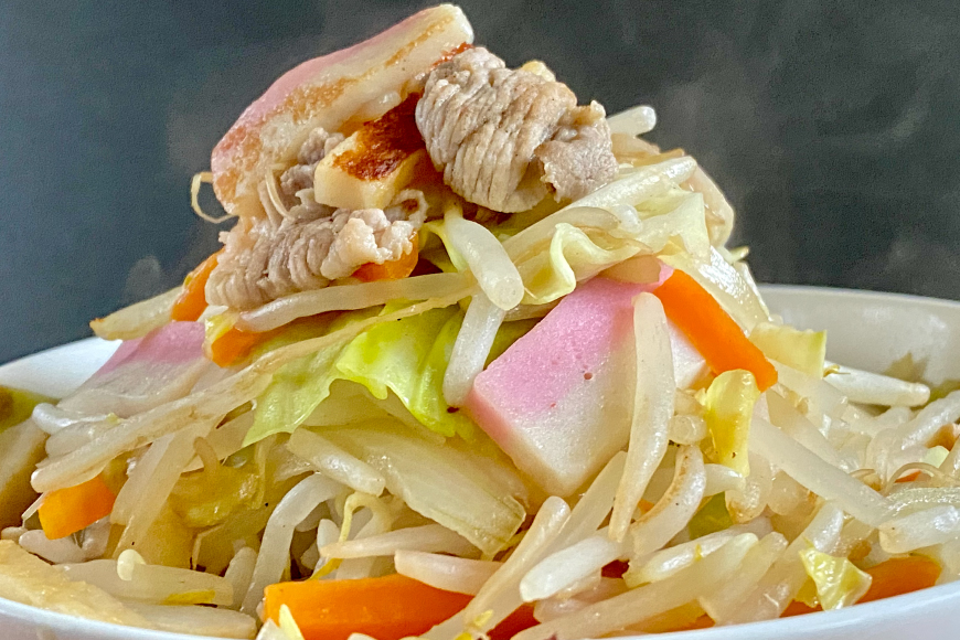 長崎ちゃんぽん8人前 & 新鮮具材セット 野菜10品目 & 太陽卵6個 [吉岡青果 長崎県 雲仙市 item1287] 本場 旨い