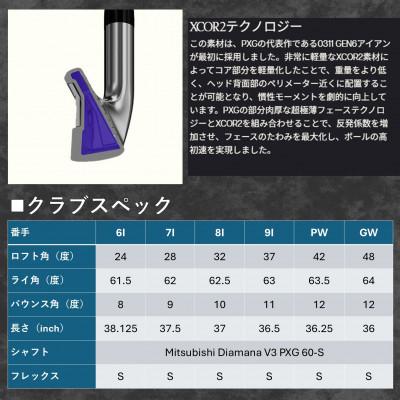 ふるさと納税 小山市 PXG BLACK OPS アイアン#6-PW、GW 6本セット-S |  | 03