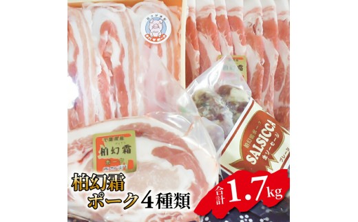 【柏幻霜ポーク】満腹お肉セット 豚肉 4種類 詰め合わせ セット 柏幻霜ポーク 霜降り ロース ブロック バラ しゃぶしゃぶ 肩ロース サルシッチャ 国産 千葉県産 柏市産 産地直送 バーベキュー BBQ キャンプ [№5412-0088]
