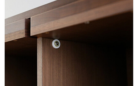 【開梱設置】高野木工 LECCE レッチェ68マガジンレコードラック ウォルナット【10年保証】