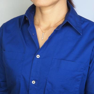 ふるさと納税 甲府市 K18 1.0ctダイヤモンド縦ラインペンダントネックレス　HH-019824 |  | 02