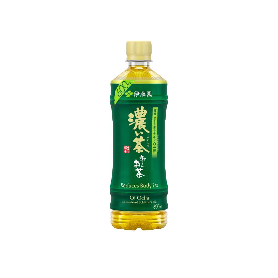 ＜伊藤園＞【機能性表示食品】伊藤園 お～いお茶濃い茶 PET600ml×24本