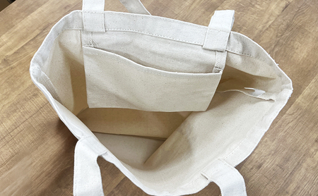 保護猫活動を応援!インナーポケット トートバッグ (パン捏ねデザイン:全3色) ブラック