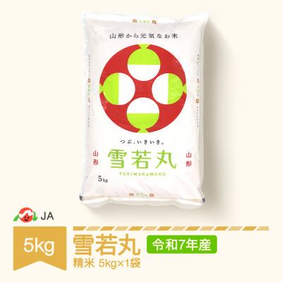 ふるさと納税 村山市 令和7年産 雪若丸 精米 5kg