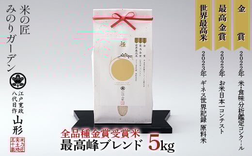 【全品種金賞受賞米・最高峰ブレンド】5kg 米 精米 F3S-2524