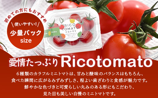 【4回定期便】【先行予約】完熟ミニトマト 【少量パック】120gx3p　たにぐちファーム 完熟ミニトマト 360g とりこになるトマト 野菜 とまと トマト リコピン 佐賀産 佐賀県 鹿島市　E-16