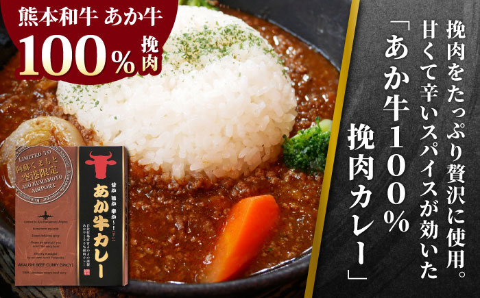 【全6回定期便】熊本県産 あか牛 カレー詰め合わせセット 計4個 ( カレー 2種 各2個 ) 熊本和牛【有限会社 三協畜産】[YCG080]