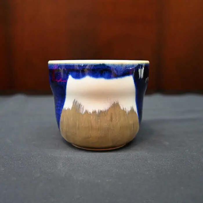 【波佐見焼】富士のぞき カップ（金・銀） 湯呑み ペアセット 食器 皿 【協立陶器】 [TC92] 波佐見焼