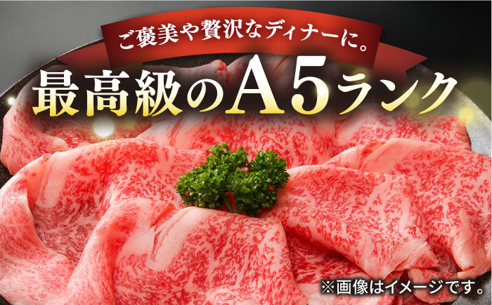 【全2回定期便】壱岐牛 A5ランク 赤身 500g しゃぶしゃぶセット（あご出汁付き/濃縮タイプ）（雌）《壱岐市》【KRAZY MEAT】 A5 しゃぶしゃぶ 赤身 うす切り 薄切り [JER093]