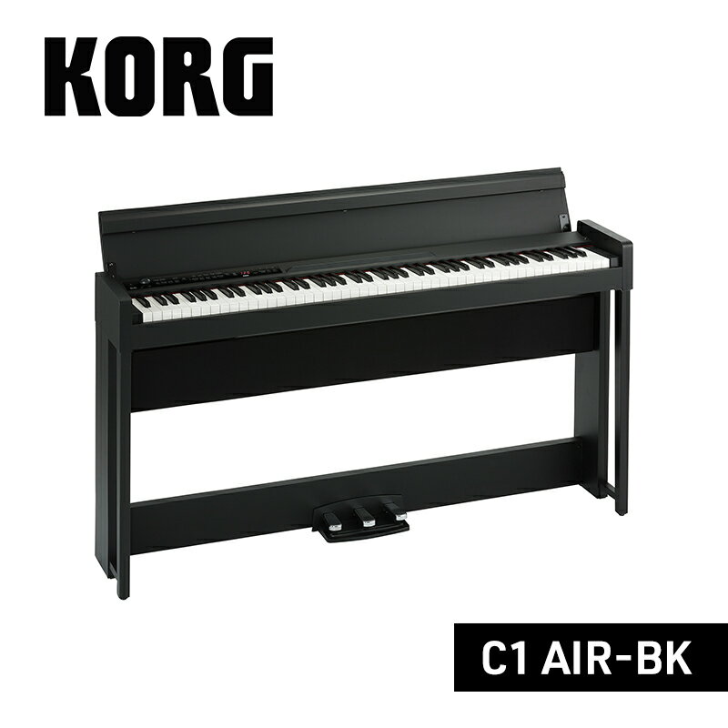 【ふるさと納税】C1 AIR-BK　ピアノ 電子ピアノ デジタルピアノ 電子楽器 日本製 RH3鍵盤 Bluetooth対応 88鍵盤 ブラック