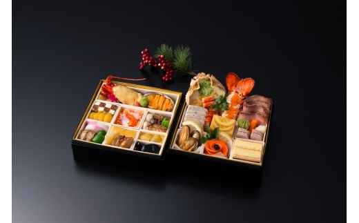「新潟の至宝が織りなす、匠の技と旬の恵み ～迎賓館TOKIWAの和洋二段重おせち～」