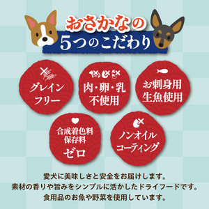 【定期便 6回】犬用ペットフード ドライおさかな1kg (a60-001)