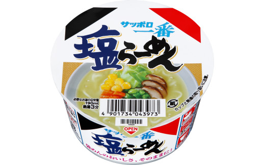 サッポロ一番 塩らーめん ミニどんぶり 12食 セット インスタント ラーメン ミニ カップ麺 カップヌードル 箱買い 即席麺 非常食 保存食 常温 保存 千葉県 旭市 サンヨー食品 set001_X1