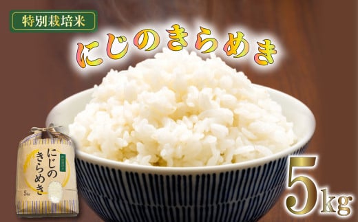 新米 米 にじのきらめき 5kg 農家直送 特別栽培米 精米 令和7年度産 お米 新生活 贈り物 人気米 ご飯 白米 コメ 贈答 静岡県 藤枝市