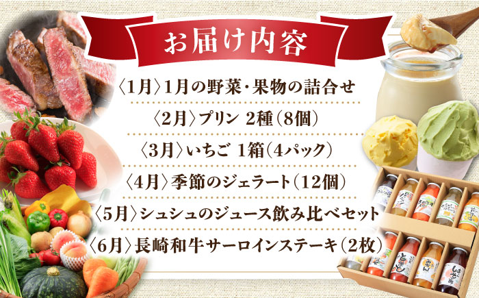 【12回定期便】シュシュのバラエティ12回コース 大村市 おおむら夢ファームシュシュ [ACAA126]