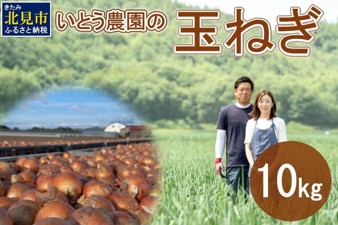 いとう農園の玉ねぎ 10kg ( 玉葱 タマネギ 野菜 期間限定 数量限定 10キロ )【181-0002-2025】