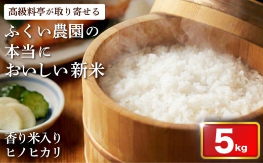 【令和7年産米】かおり米入ヒノヒカリ 5kg 順次発送