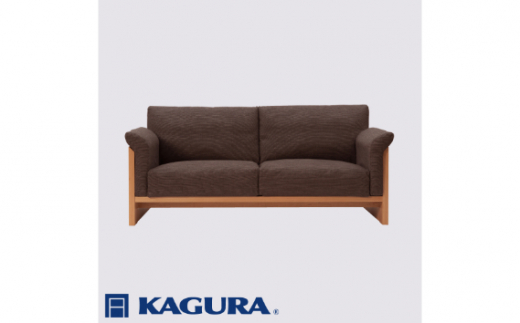 家具蔵 KAGURA 3Pソファ フレスコ チェリー材 家具 ソファー 3人掛け sofa リビングソファー 木材 無垢材 職人 手作業 天然木 高級木材 無添加 安全 ジャパニーズモダン 高級家具 熟練 無着色 おしゃれ 天然木無垢材 温もり シンプル 洗練 ho1175