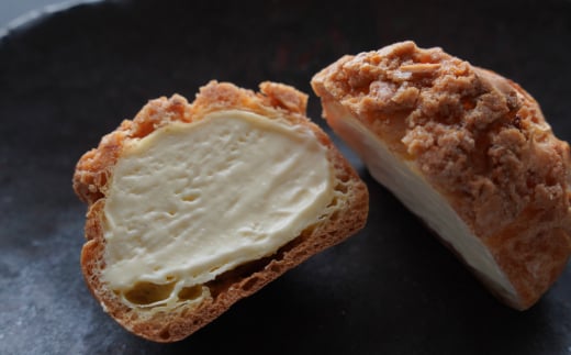 弁天堂 シュークリーム食べ比べセット 8個　　[スイーツ カスタード 冷凍 焼菓子 クッキーシュー]