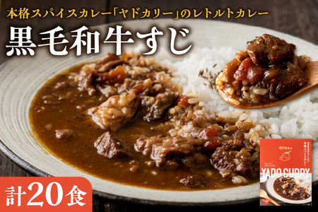 【 近鉄百貨店 】本格スパイスカレー「ヤドカリー」レトルトカレー　黒毛和牛すじ　20食セット_OS002-0043