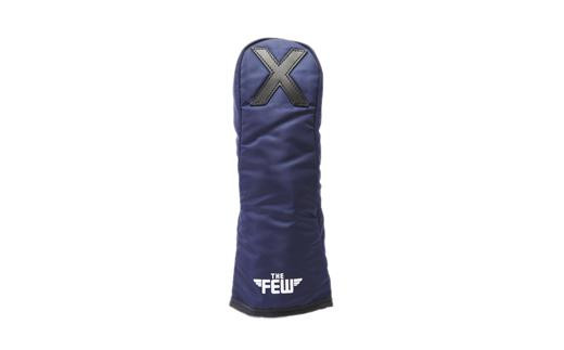 豊岡製　軽量ナイロン　ヘッドカバー＃X　THE FEW（ネイビー）