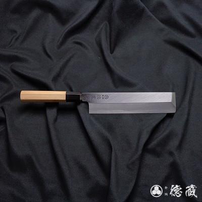 ふるさと納税 高知市 土佐打ち刃物 薄刃包丁 210mm | 片刃 上白鋼 イチイ八角柄 徳蔵オリジナル【AC095】
