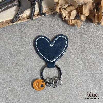 ふるさと納税 宇部市 【one】ハートのキーホルダー(ブルー)