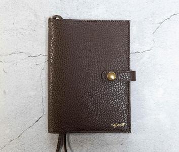 maf pinto (マフ ピント) 手帳カバー B6サイズ チョコレート ADRIA LINE レザー 本革 日本製