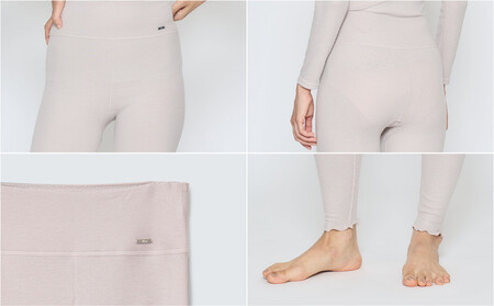 【Sサイズ】リファ バイタルテック リッチシルクリブ レギンス