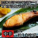 【ふるさと納税】 【中辛】厚切り銀鮭 半身1枚 約10枚切【鮭 塩鮭 サケ 焼き魚 魚 おつまみ 惣菜 海鮮 珍味 お取り寄せ 御中元 お中元 お歳暮 父の日 母の日 贈り物 日本酒 焼酎 神奈川県 小田原市 】