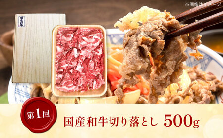 【全3回定期便】ミートモリタ屋 極上和牛便 お肉 肉 切落し ステーキ すき焼き 和牛 牛肉 定期便 食べ比べ 大阪府高槻市/株式会社ミートモリタ屋[AOAI075]