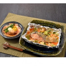 【753】北海道小樽よりお届け! 北海道産 鮭のちゃんちゃん焼きと帆立バター焼き D0080155