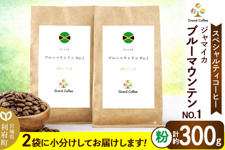 コーヒー ブルーマウンテンNo.1 （2袋 計約300g）粉