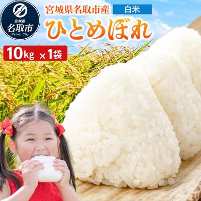 ふるさと納税 名取市 令和7年産 宮城県名取市産 ひとめぼれ 白米 10kg|21_kkn-051001